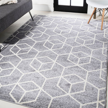 Tumbling Blocks Modern Geometric Area Rug 2